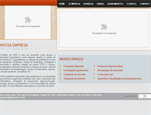 Tablet Screenshot of geobeton.com.br